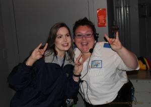 Me and Krystal giving our howl out to the Big Bad Wolf!  Awwwoooo!