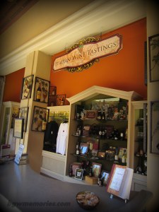 The Bella Casa Wine Tasting area.