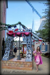 Clara says Bonjour in France.  